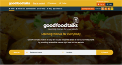 Desktop Screenshot of goodfoodtalks.com